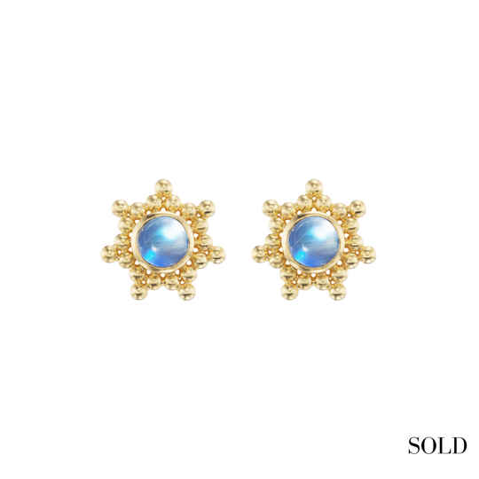 Large Granium Star Earrings (One-of-a-Kind)