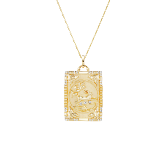 Hare Luck Charm Necklace