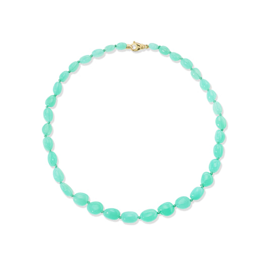 Pebble Chrysoprase Beads