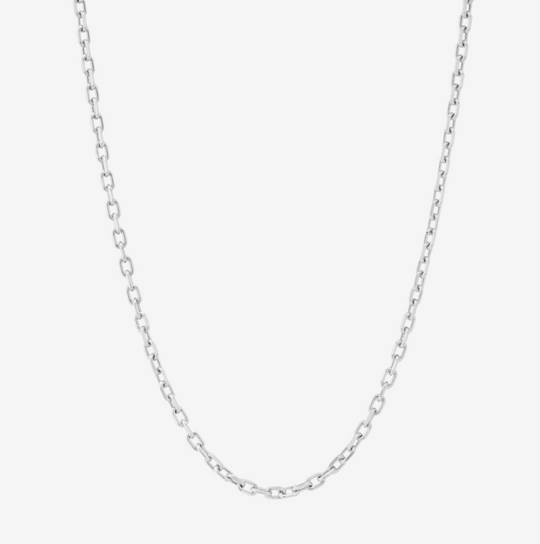 Diamond Cut Chain — Platinum