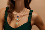 Taras Shell in Turquoise