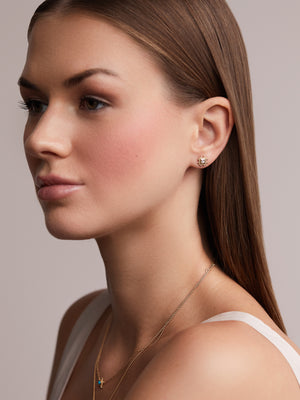 
                  
                    Square Granium Earrings
                  
                