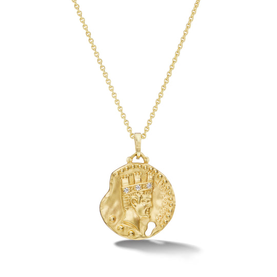 Naval Crown Coin Necklace