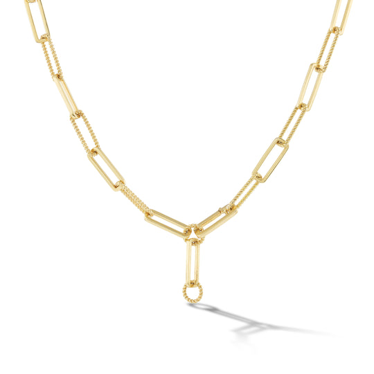 Large Twisted Rope Drop Chain