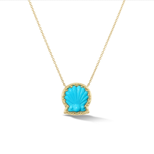 Taras Shell in Turquoise