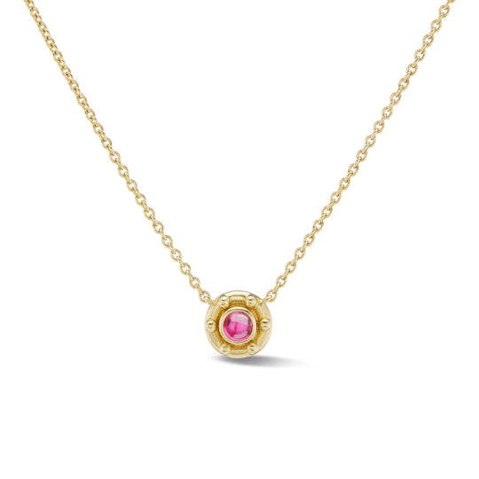 Aurifex Necklace in Rubellite