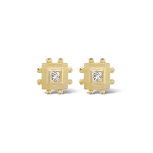 
                  
                    Square Granium Earrings
                  
                