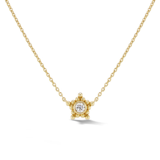 Granium Star Necklace in Diamond