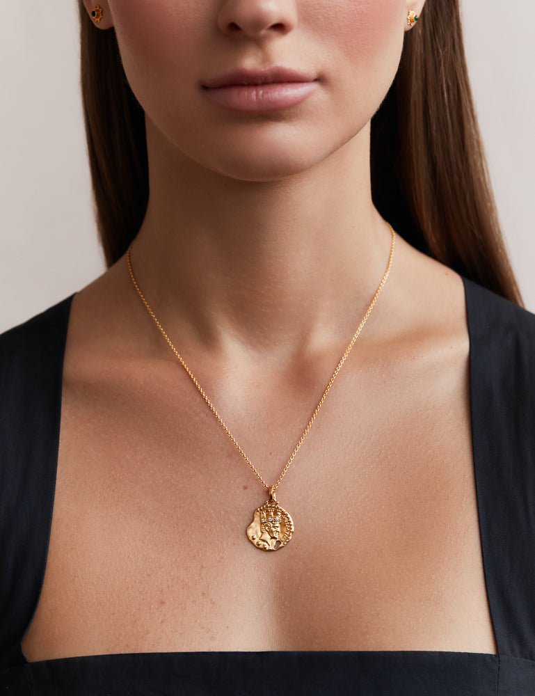 
                  
                    Naval Crown Coin Necklace
                  
                